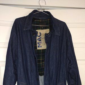 Banana Republic denim trench coat size XL